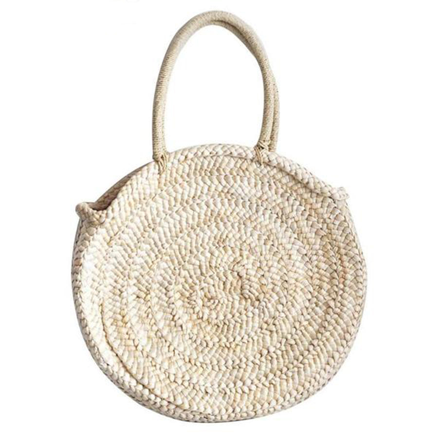 SUMMER - Round Straw Circle Bag