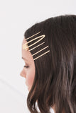 Gold Hair Clip & Bobby Pin Set