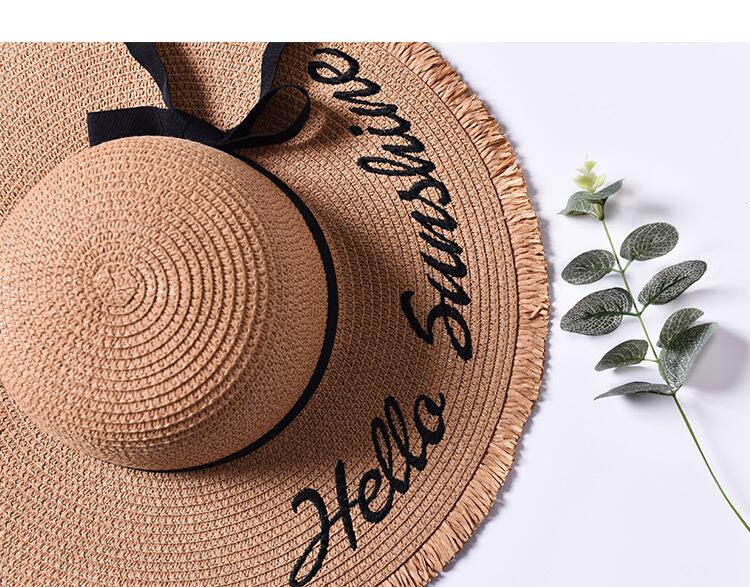 Sunshine - Straw Beach Hat