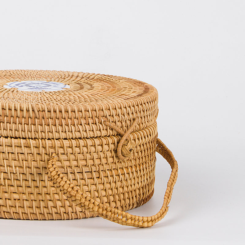 CALLI - Round Straw Bag