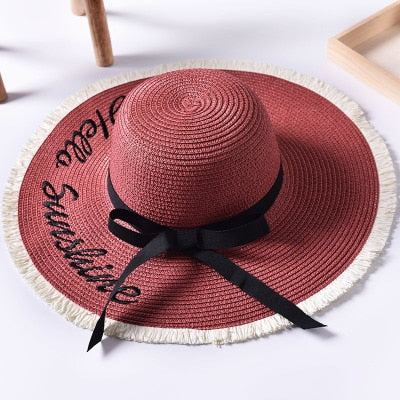 Sunshine - Straw Beach Hat